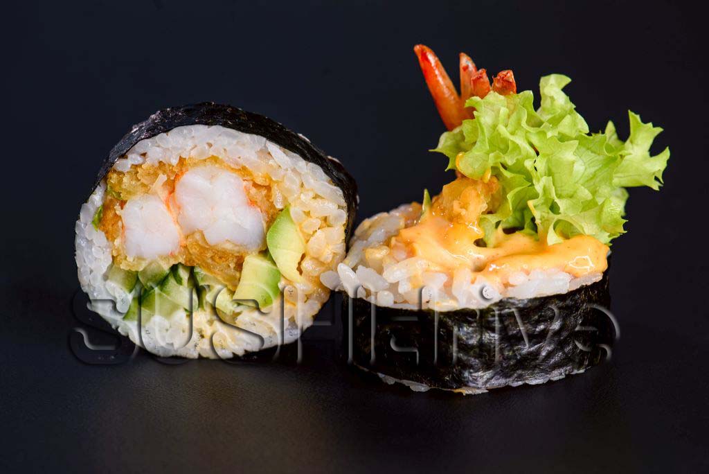 Futomak z krewetką w tempurze 6 szt