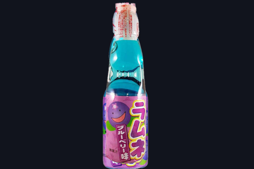 Ramune oranżada japońska, smak jagodowy