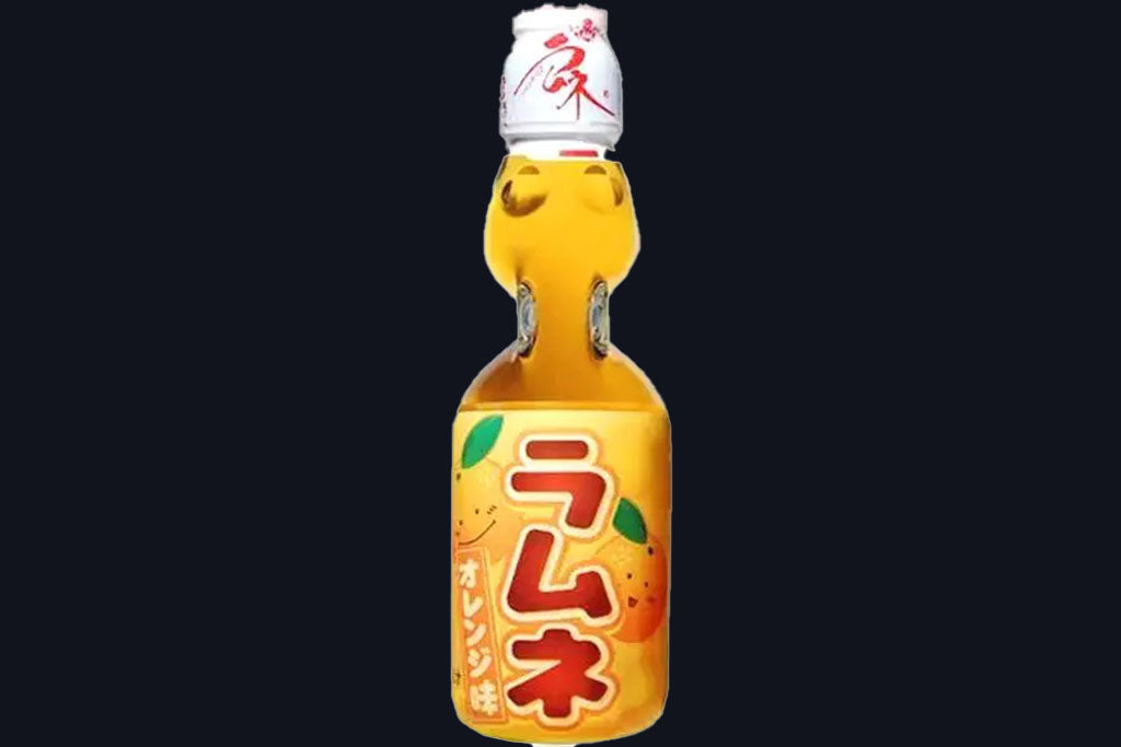 Ramune oranżada japońska, smak pomarańczowy